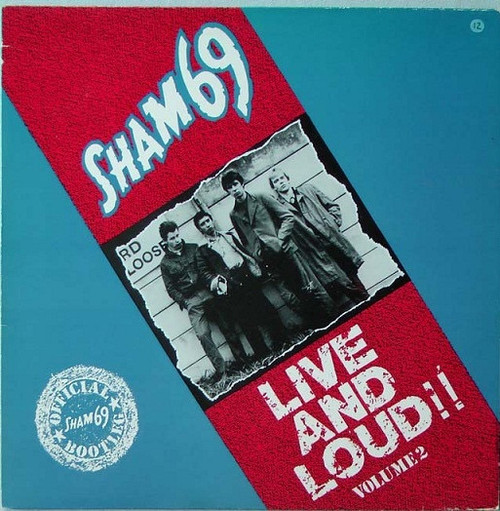Sham 69 - Live And Loud!! Volume 2 (1988 UK pressing EX/Ex)