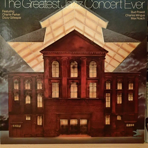 Charlie Parker, Dizzy Gillespie, Bud Powell, Charles Mingus, Max Roach – The Greatest Jazz Concert Eve (2LPs used Canada 1973 compilation VG+/NM)