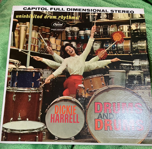Dickie Harrell - Drums And More Drums (1961 Stereo NM/NM)