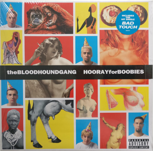 Bloodhound Gang – Hooray For Boobies (LP used US 2016 reissue blue translucent vinyl Nm/NM)