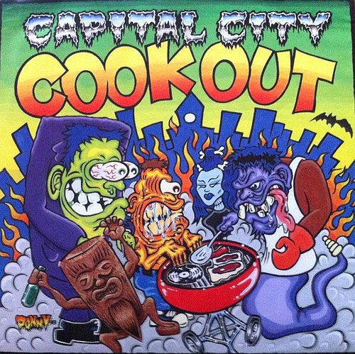 Various  Artists – Capital City Cookout (LP used Canada 1999 compilation red vinyl VG+/VG+)