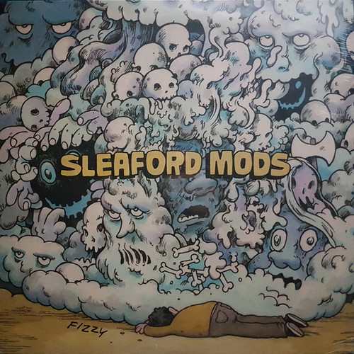 Sleaford Mods – Fizzy (2 track 12 inch EP used UK 2014...2nd side is etched with no music NM/NM)