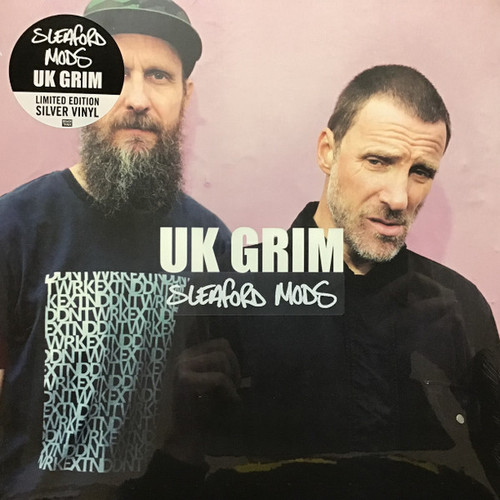 Sleaford Mods – UK Grim (LP used UK 2023 limited edition silver vinyl NM/NM)