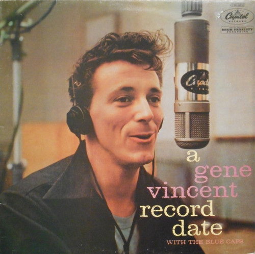 Gene Vincent With The Blue Caps – A Gene Vincent Record Date (LP used France 1978 mono reissue NM/VG++)