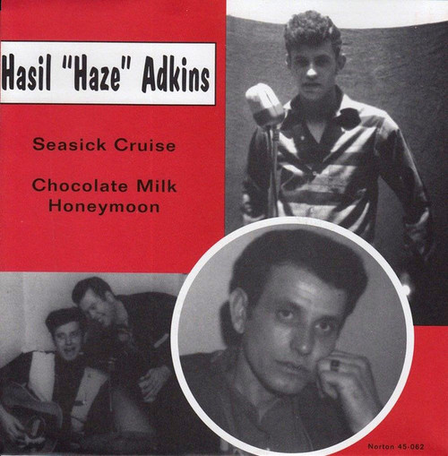 Hasil Adkins – Seasick Cruise (2 track 7 inch single used US 1997 NM/VG+)
