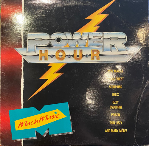 Various - Muchmusic: Power Hour (1989 CA, VG+/G)