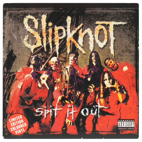 Slipknot – Spit It Out ( 2 track 7 inch single used UK 2000 red vinyl NM/VG+)