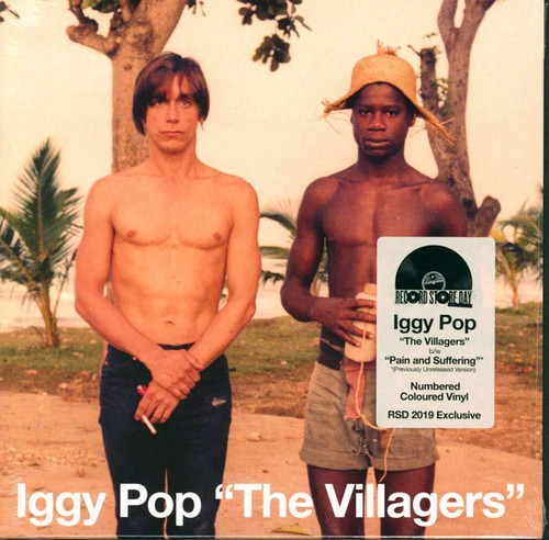 Iggy Pop – The Villagers (2 track 7 inch single used Europe 2019 Record Store Day release numbered dark green vinyl NM/NM)