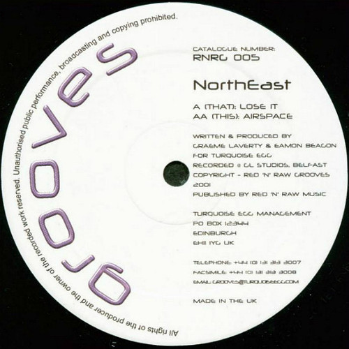 Northeast - Lose It / Airspace (2001 UK 12” Single - EX/VG+)