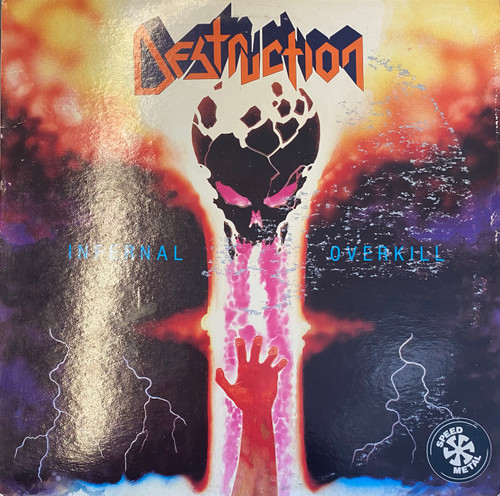 Destruction - Infernal Overkill (1985 CA, VG+/G+)