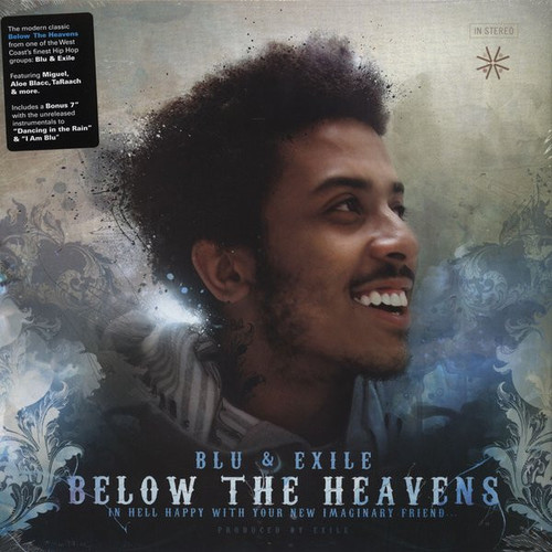 Blu & Exile – Below The Heavens (2LPs + 2 track 7 inch single used US 2014 reissue NM/VG++)