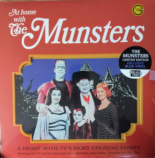 The Munsters — At Home With The Munsters (Canada 2021 Reissue, Blue Vinyl, NM/NM)