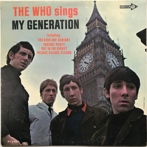 The Who - The Who Sings My Generation (VG+/ VG-) 1966 mono