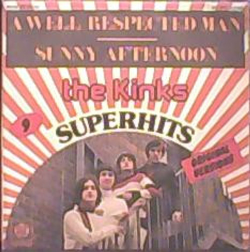 The Kinks – A Well Respected Man / Sunny Afternoon (2 track 7 inch single used France 1975 NM/VG+)