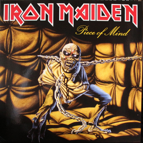 Iron Maiden – Piece Of Mind (LP double sided picture disk used Europe 2012 reissue in gatefold jacket NM/NM)