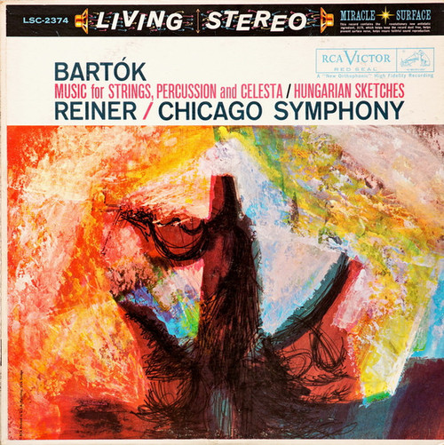 Bartók, Reiner / Chicago Symphony – Music For Strings, Percussion And Celesta / Hungarian Sketches (LP used US remastered reissue NM/NM)