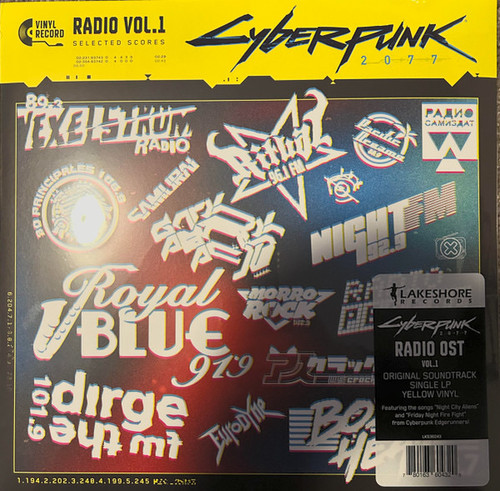 Various — Cyberpunk 2077 Radio Vol. 1 (Yellow Vinyl)