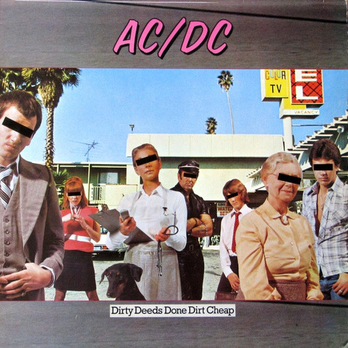 AC/DC – Dirty Deeds Done Dirt Cheap (LP used Canada 1981 reissue VG+/VG+)