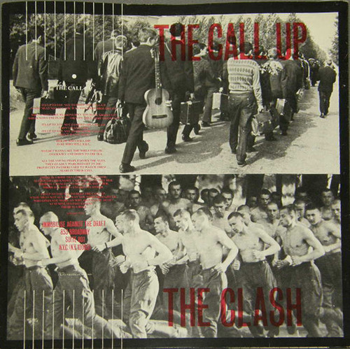The Clash – The Call Up (2 track 7 inch single used UK 1980 VG++/VG++)