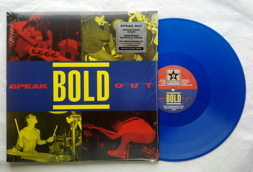 Bold — Speak Out (US 2023 Reissue, Blue Opaque Vinyl, NM/NM)