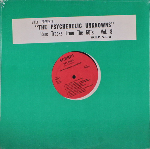 Various — Psychedelic Unknowns Vol. 8 (US 1986 Unofficial Release, VG+/VG+)