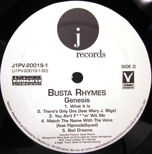 Busta Rhymes - Genesis (2001 US, VG/VG)