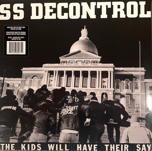 SS Decontrol — The Kids Will Have Their Say (US 2023 Reissue, Black/Transparent Black Split Vinyl, NM/NM)