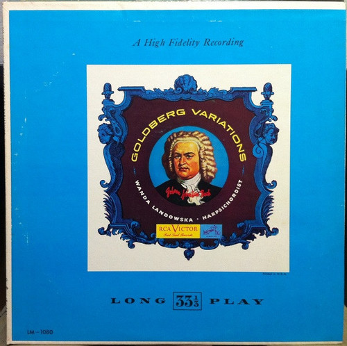 Bach / Wanda Landowska – Bach: Goldberg Variations (LP used Canada mono NM/VG++)