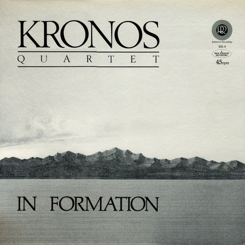 Kronos Quartet - In Formation (1982 Reference Recordings NM/NM)