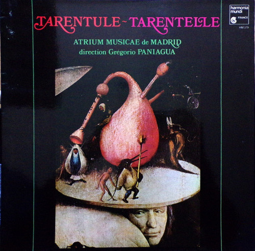 Atrium Musicae de Madrid, Grégorio Paniagua – Tarentule-Tarentelle (LP used France reissue gatefold jacket NM/NM)