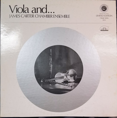 James Carter Chamber Ensemble – Viola and... (LP used US 1977 NM/VG+)