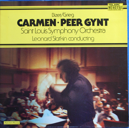 Bizet / Grieg - Saint Louis Symphony Orchestra, Leonard Slatkin – Carmen · Peer Gynt (LP used Germany 1979 gatefold jacket NM/VG++)