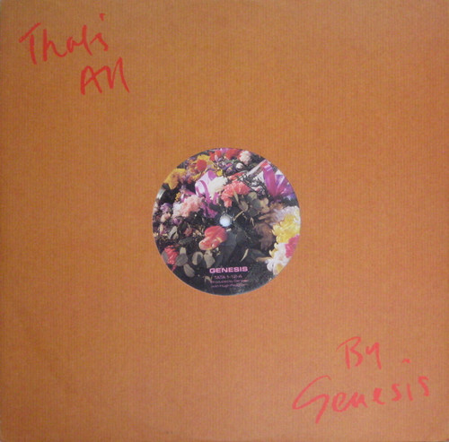 Genesis – That's All (3 track 12 inch EP used UK VG+/VG+)