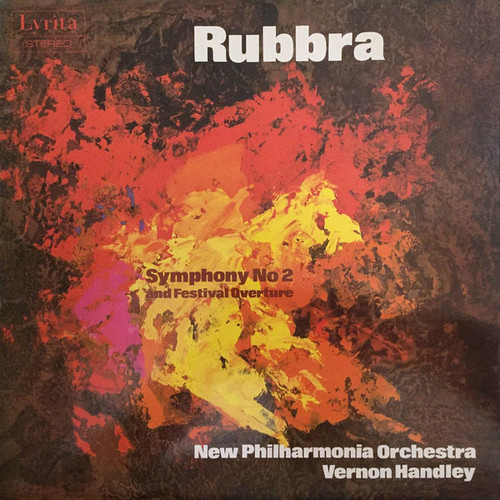 Edmund Rubbra - Symphony No. 2  And Festival Overture (1978 Lyrita Audiophile Pressing UK NM/NM)