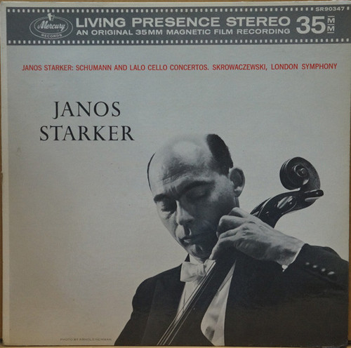 Janos Starker, Skrowaczewski, London Symphony - Schumann / Lalo – Schumann And Lalo Cello Concertos (LP used US 1963 VG++/VG++)