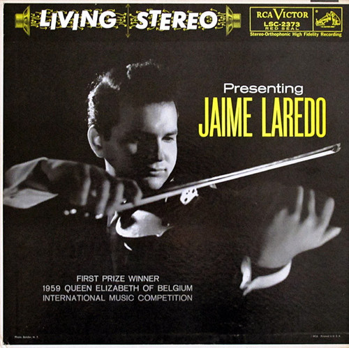 Jaime Laredo – Presenting Jaime Laredo (LP used Canada 1959 NM/NM)