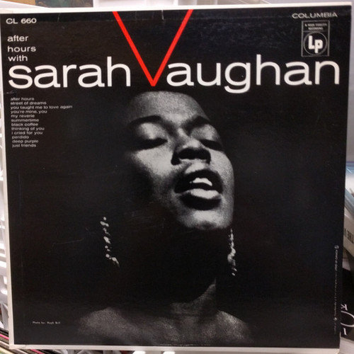 Sarah Vaughan – After Hours (LP used US 1963 mono reissue NM/NM)