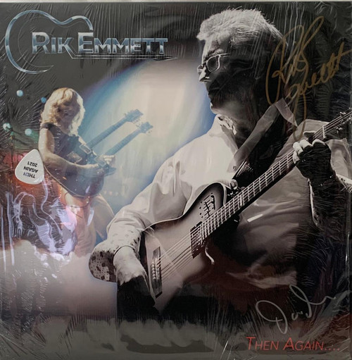 Rik Emmett – Then Again (LP used Canada 2021 autographed jacket and clear vinyl w/pick NM/NM)