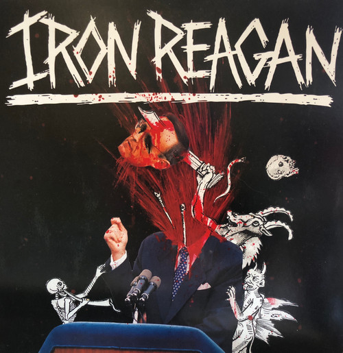 Iron Reagan - The Tyranny Of Will (NM-/NM) (2014, US) - Red vinyl 