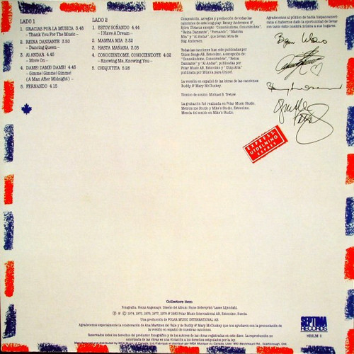 ABBA – Gracias Por La Musica (LP used Canada 1980 NM/VG+)