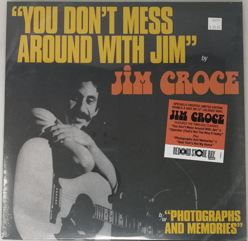 RSD2021 - Jim Croce - "You Don't Mess Around With Jim/Photographs and Memories" (1 per customer)