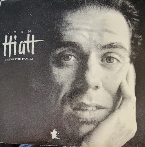 John Hiatt – Bring The Family (LP used Canada 1987 VG+/VG+)