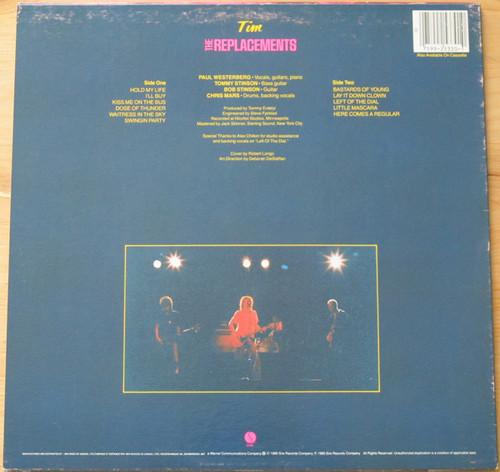 The Replacements ~ Tim (1985 EX/VG+) - The Record Centre