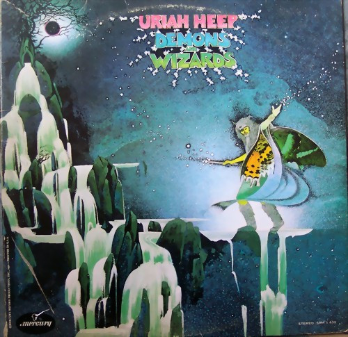Uriah Heep – Demons And Wizards (LP used US 1972 in tri fold gatefold jacket VG+/VG+)
