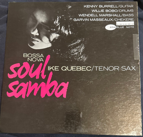 Ike Quebec -Soul Samba (1962 Mono New York/ VanGelder/ P  EX/EX)