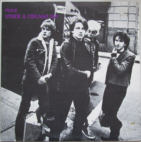 U2 – Peace Under A Chicago Sky (LP used US live bootleg fromn Chicago March 21 1985 VG+/VG+)