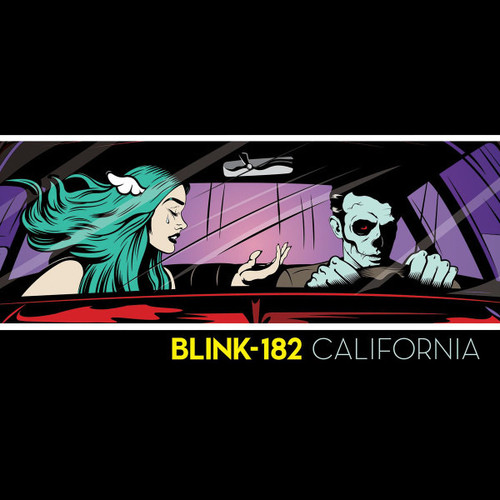 Blink-182 California (2017 Limited Edition Yellow/Black Marble Vinyl NM/NM