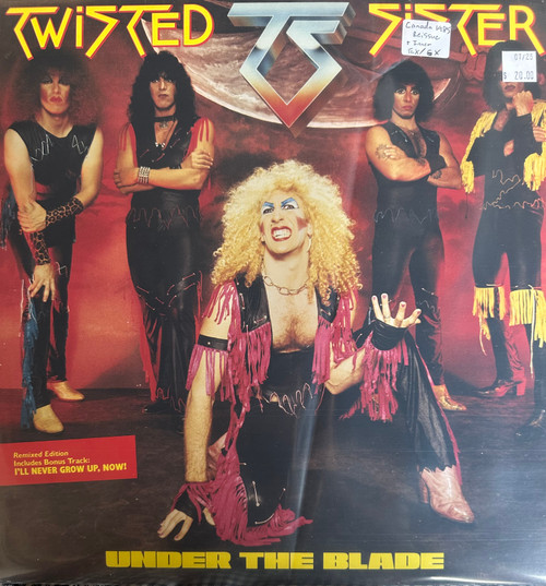Twisted Sister - Under The Blade (1985 Canada Reissue + Inner, EX/EX)