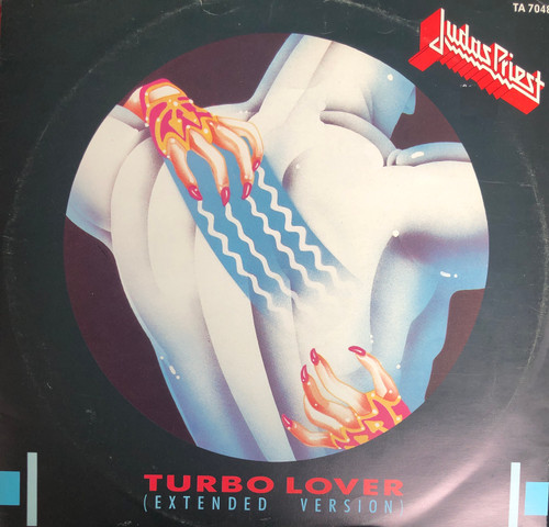 Judas Priest - Turbo Lover (VG+/VG+) (1986, UK) - 12” Single 