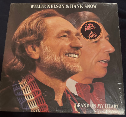 Willie Nelson and Hank Snow - Brand on my Heart (1985 SEALED )